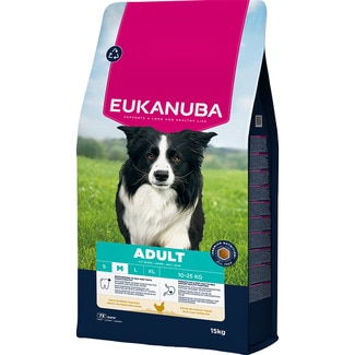 pienso para perros adultos medianos pollo fresco envase 15 kg - Eukanuba