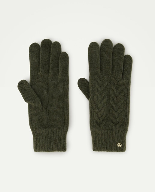 Imagen 0 de Guantes de lana y cashmere con ochos