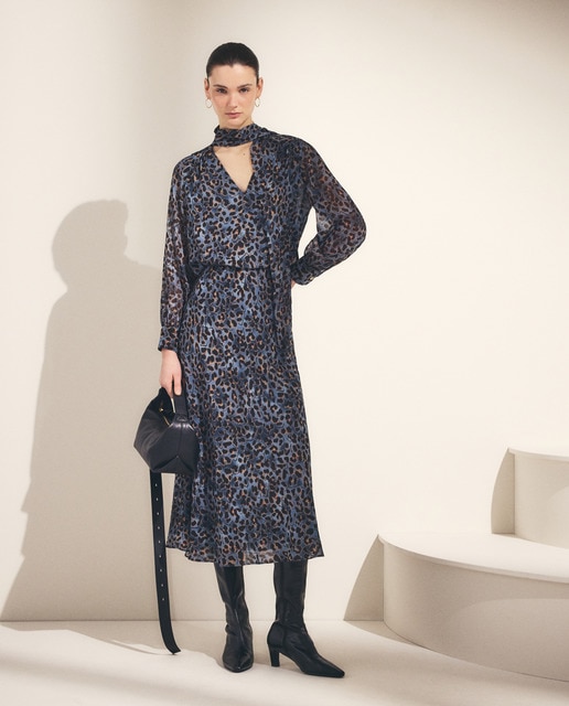 Imagem 0 de Saia de Animal Print com Fio Metalizado