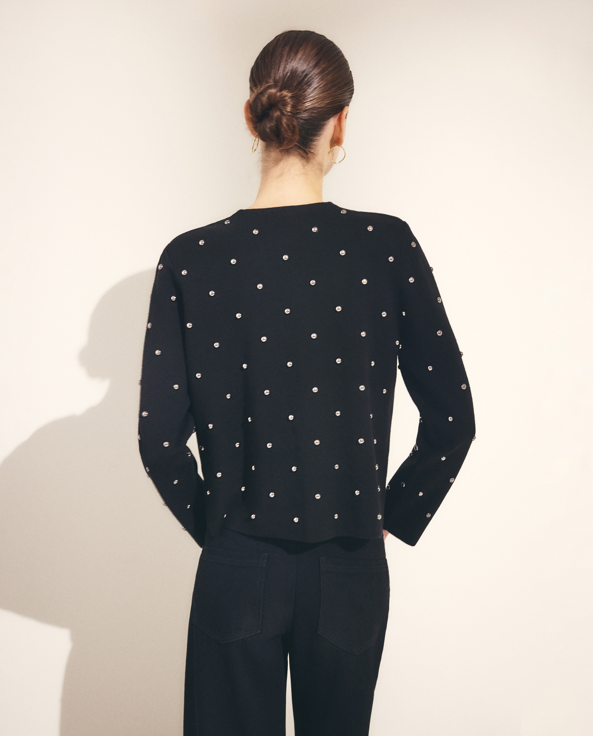 Casaco com Tachas All Over Preto-3