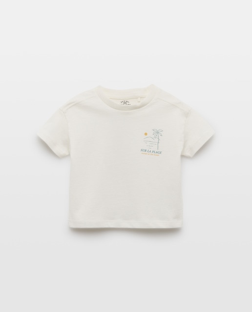 Imagen 0 de Camiseta de bebé estampada manga corta