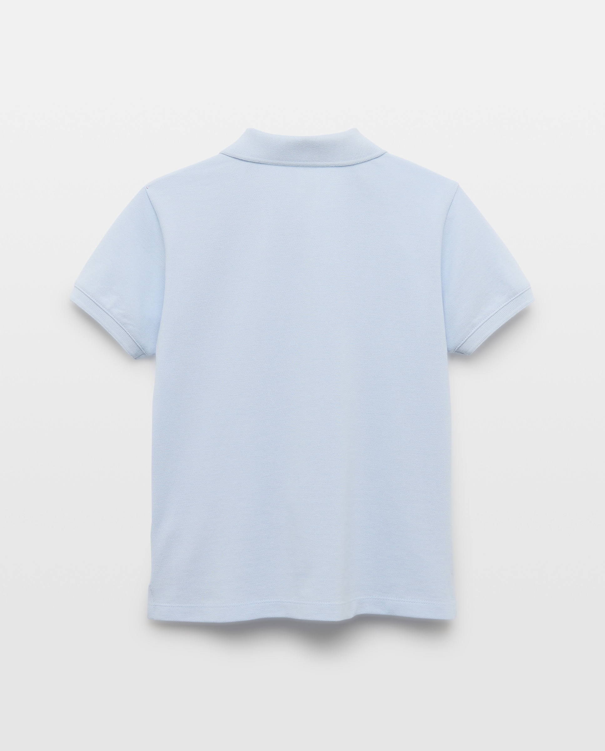 Polo de niño piqué manga corta 410 Azul claro-2