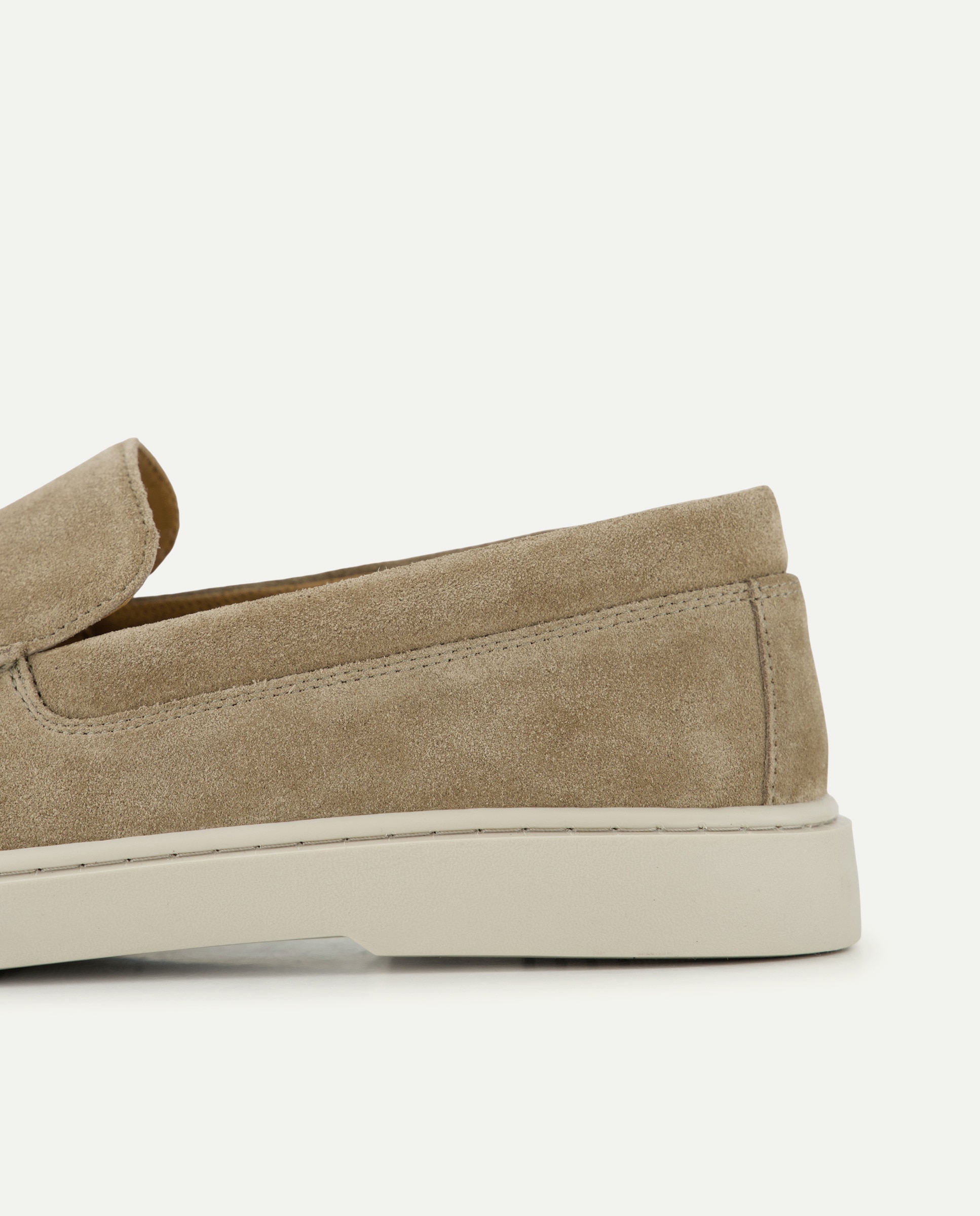 Mocassins em Camurça Bege-5