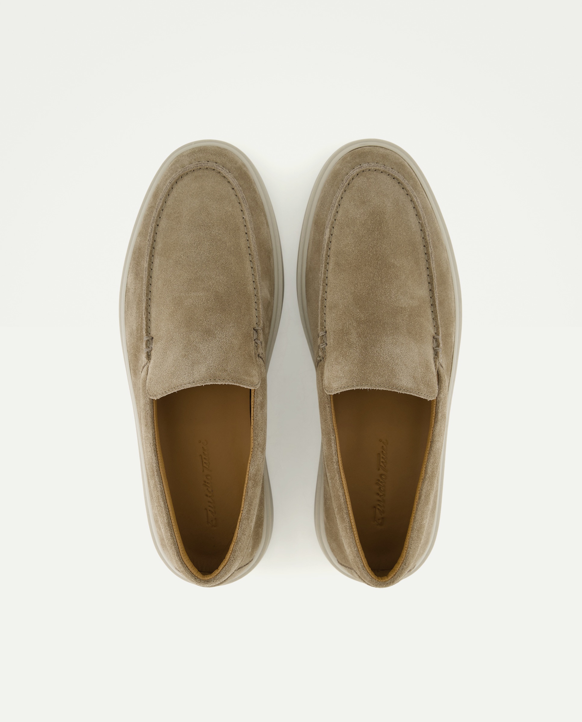 Mocassins em Camurça Bege-4