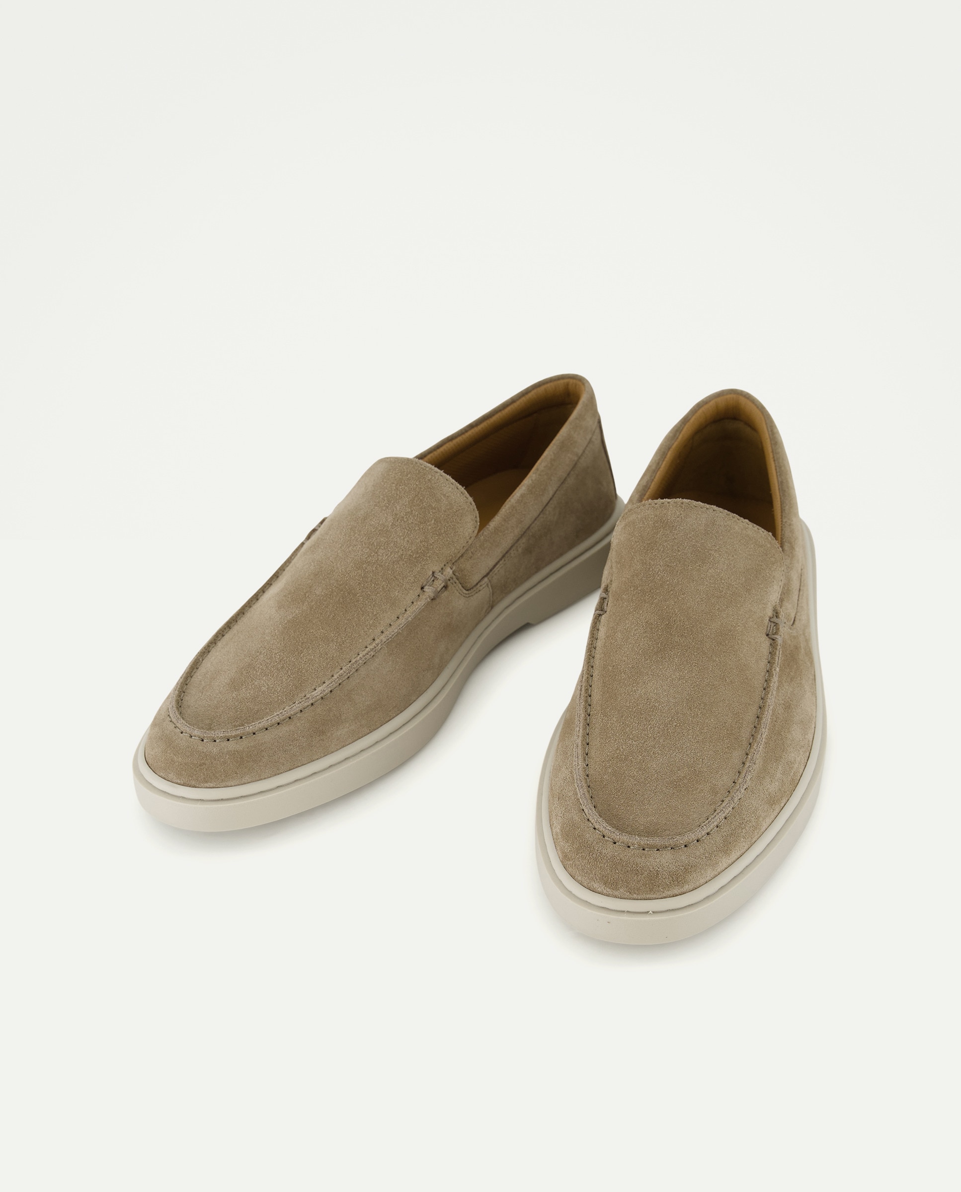 Mocassins em Camurça Bege-2