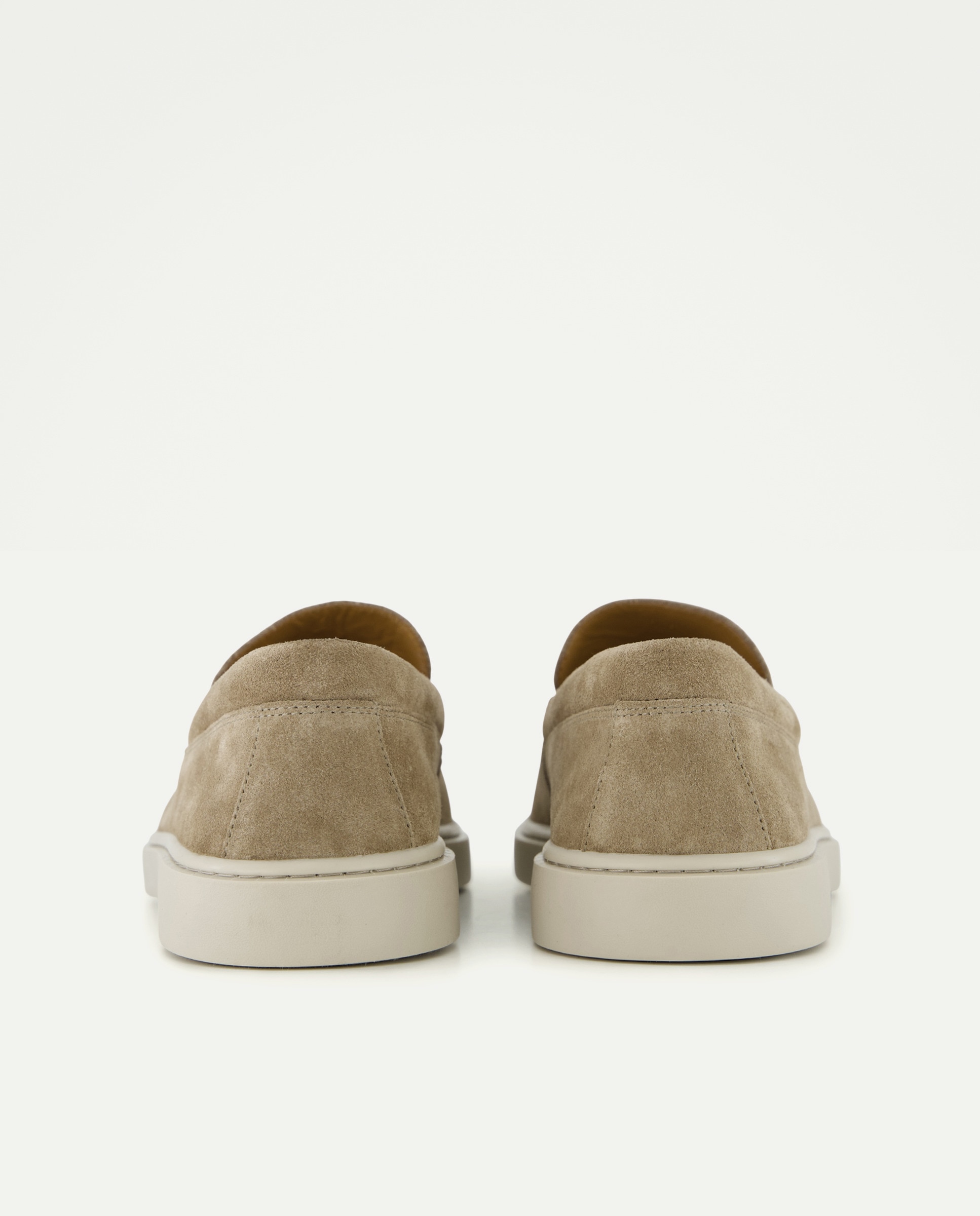 Mocassins em Camurça Bege-3