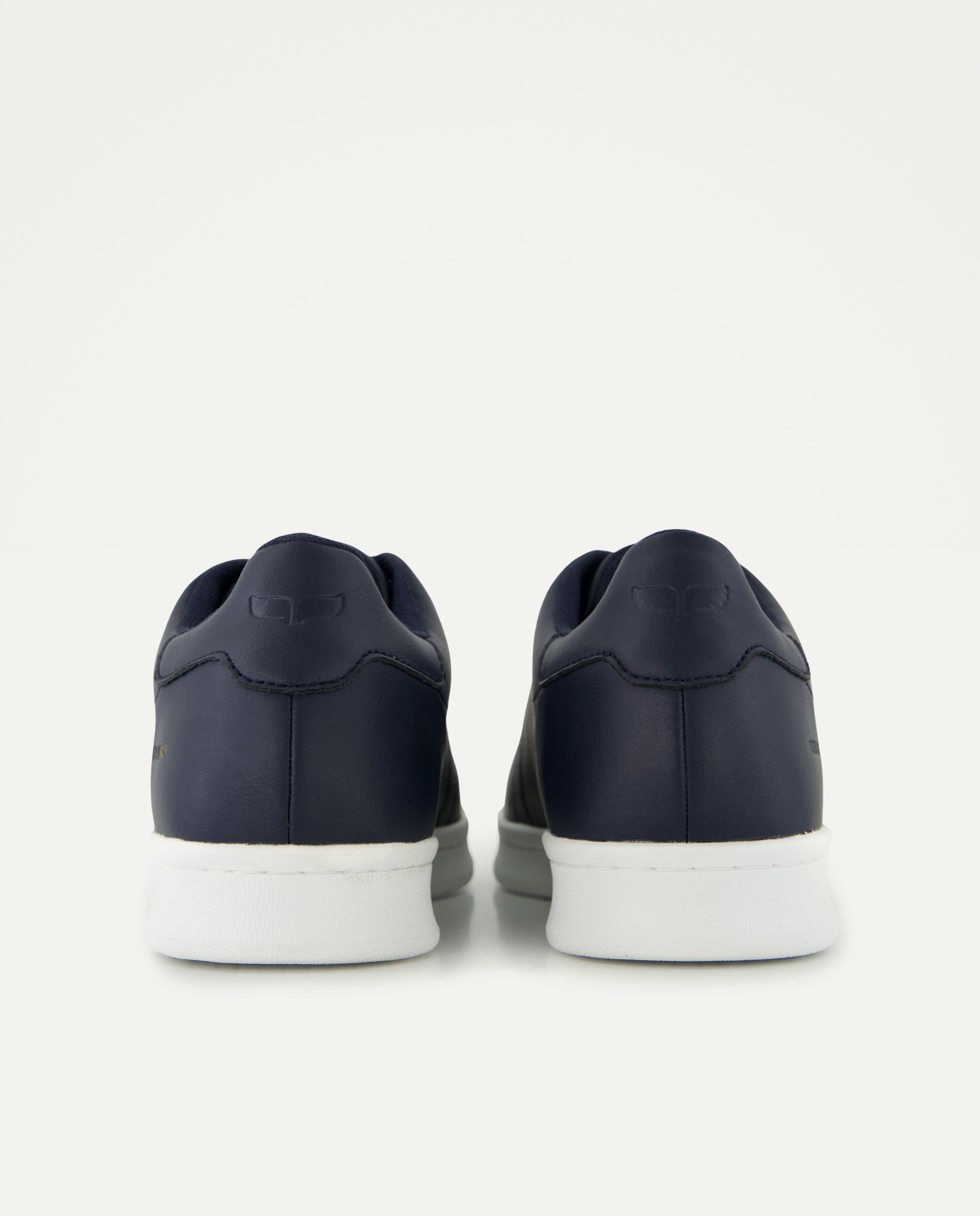 Sapatilhas Básicas em Pele 400 Azul-3