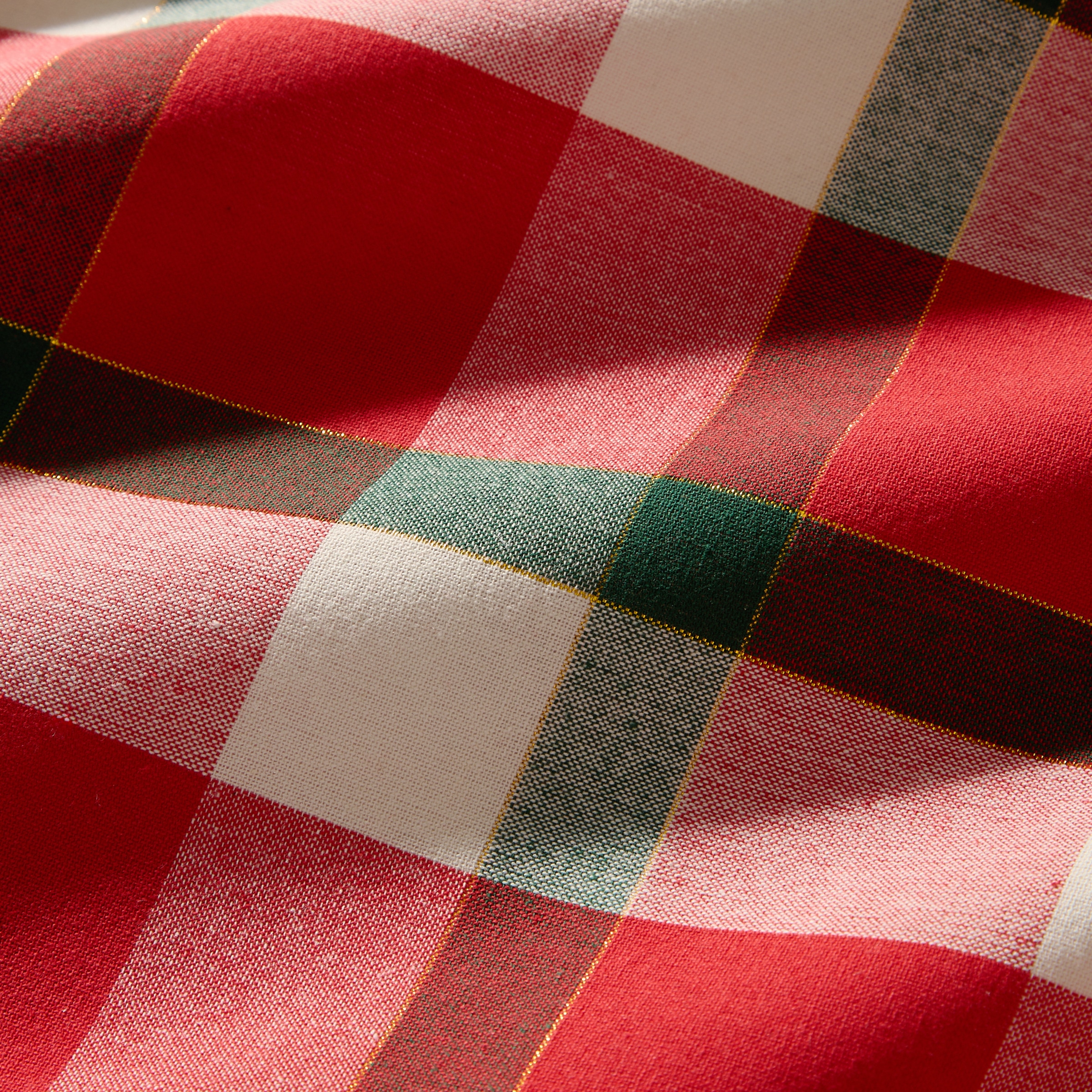 Mantel algodón Dresde Rojo-3