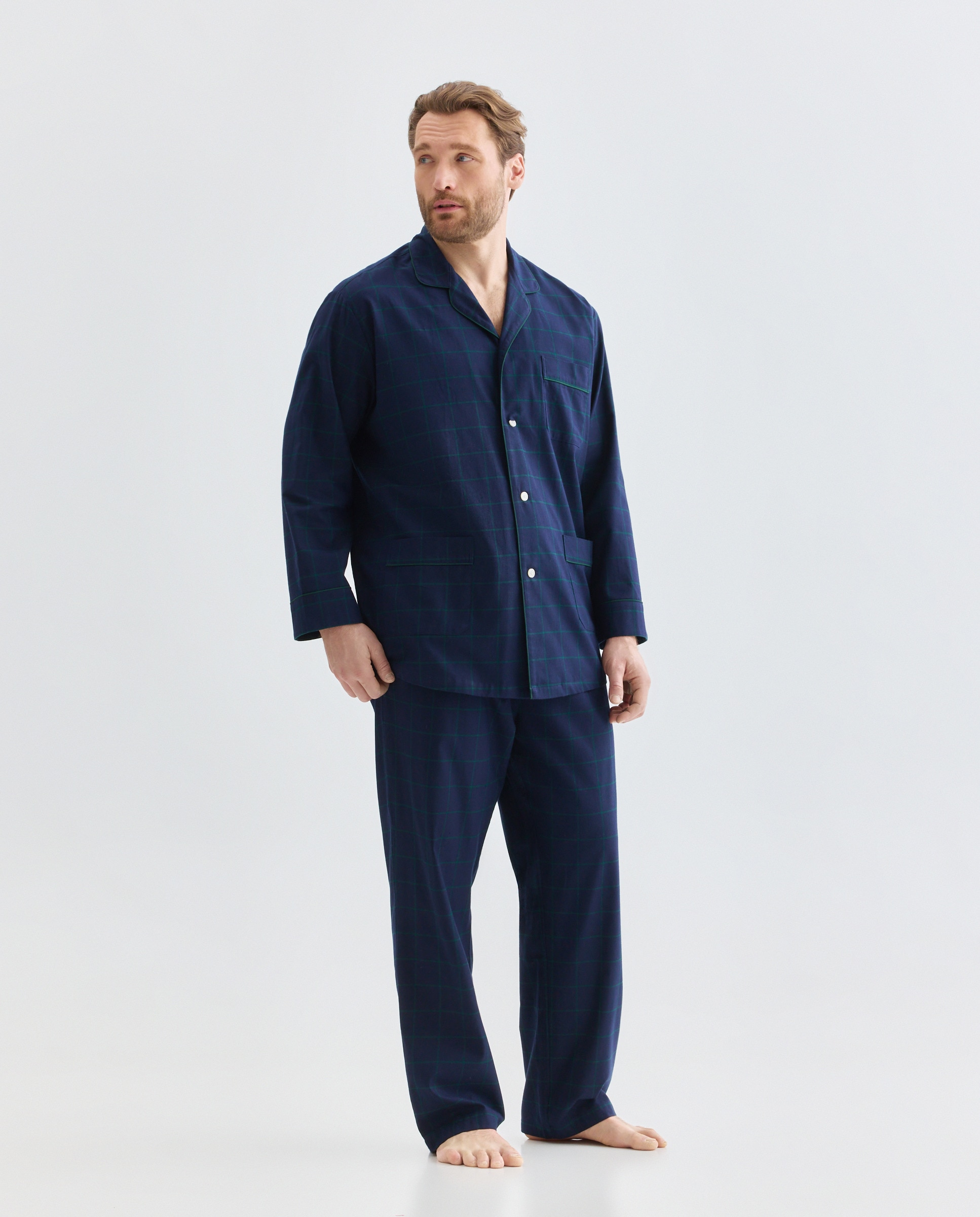 Imagem 0 de Pijama de Flanela aos Quadrados