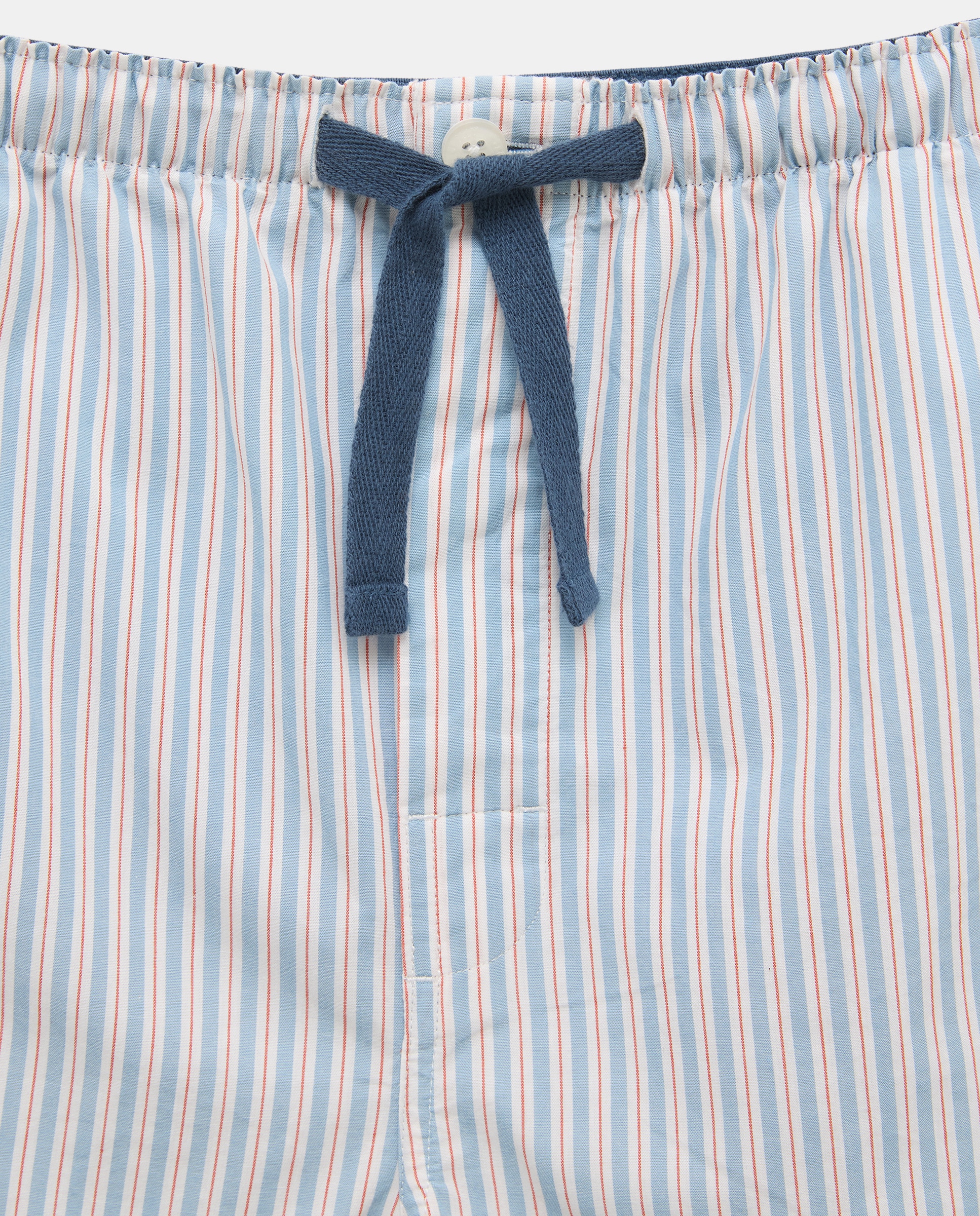 Pijama hombre combinado corto algodón Azul marino-4
