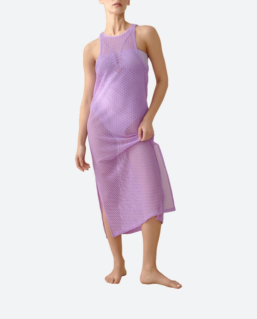 Imagen 0 de Vestido liso largo