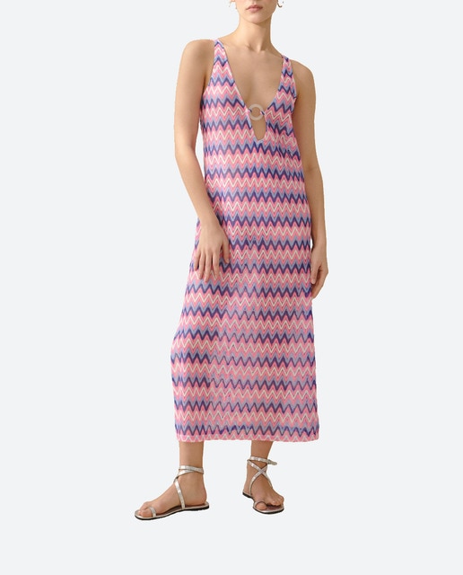 Imagen 0 de Vestido largo geométrico
