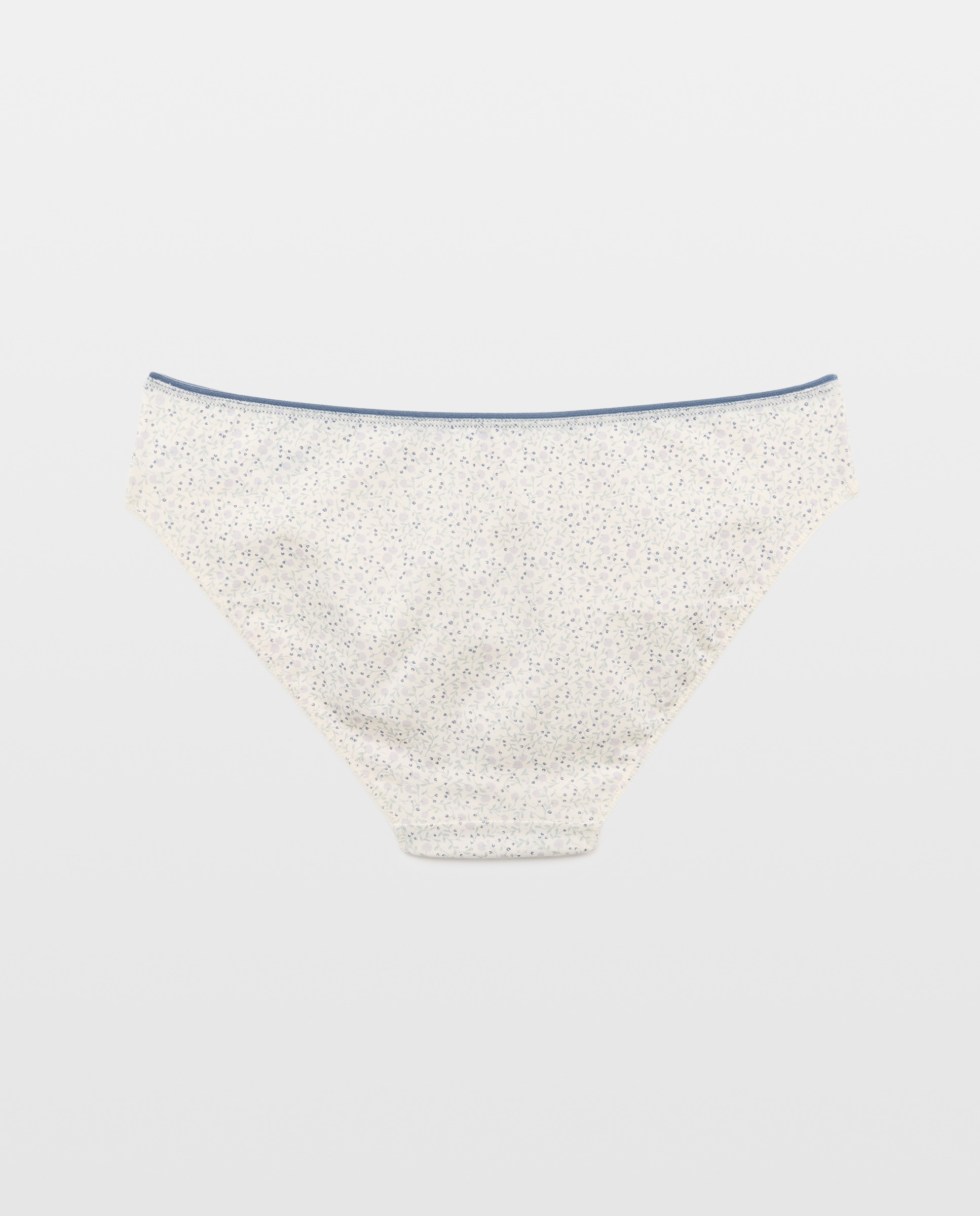 Pack 5 bragas de mujer algodón estampadas 284 Lila-5