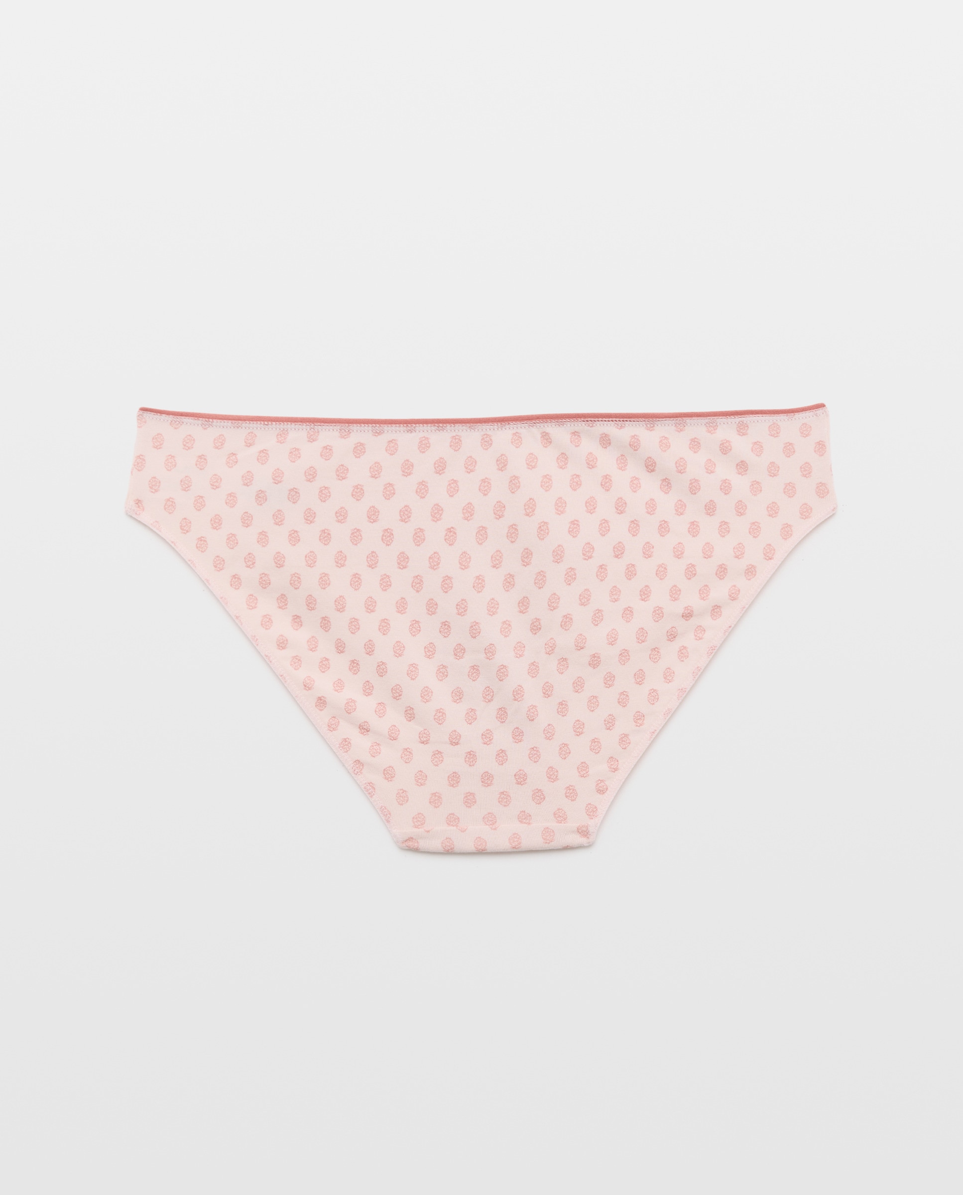 Pack 5 bragas de mujer algodón estampadas 200 Rosa-5