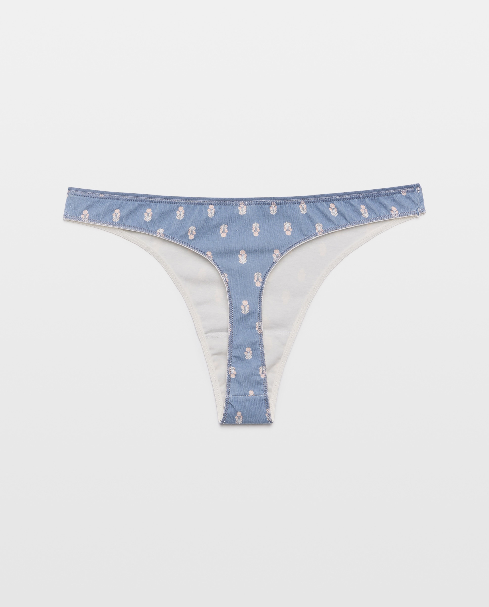 Pack 5 tangas de mujer algodón estampdos 260 Salmón-5
