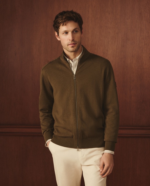 Imagem 0 de Cardigan com Contrastes