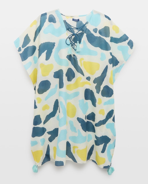 Imagem 0 de Kaftan de Praia com Estampado de Manchas