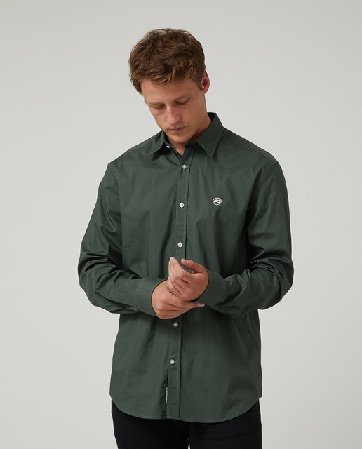 Imagem 0 de Camisa slim fit com manga comprida