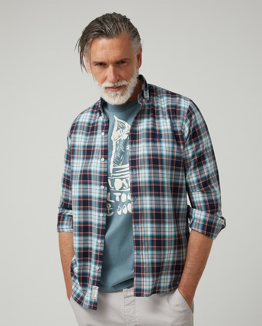 Imagen 0 de Camisa de hombre de manga larga slim fit