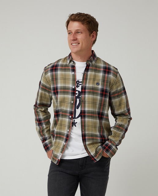 Imagen 0 de Camisa de hombre de manga larga slim fit