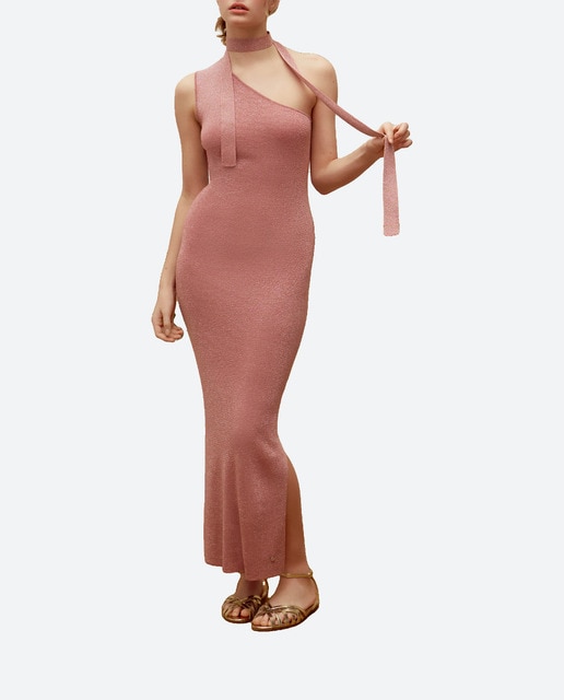 Imagen 0 de Vestido largo punto lurex