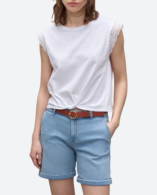 Imagen 0 de Camiseta de mujer manga corta cuello redondo
