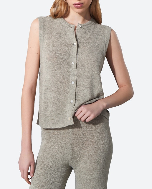 Imagen 0 de Chaleco de mujer cinta con botones