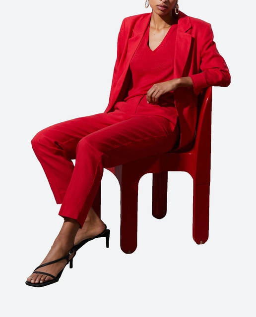 Imagen 0 de Blazer de mujer con lino sin cierre