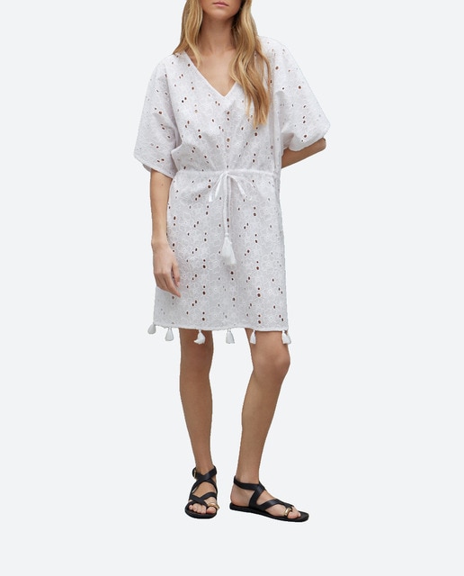 Imagen 0 de Caftan de mujer corto bordado