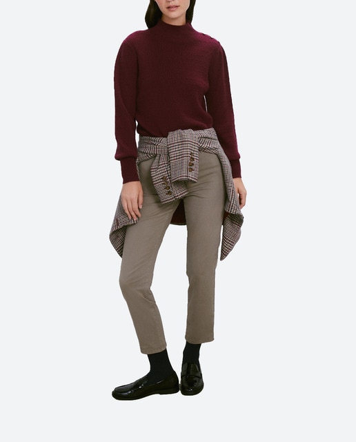 Imagen 0 de Pantalón de mujer chino slim con cinturón