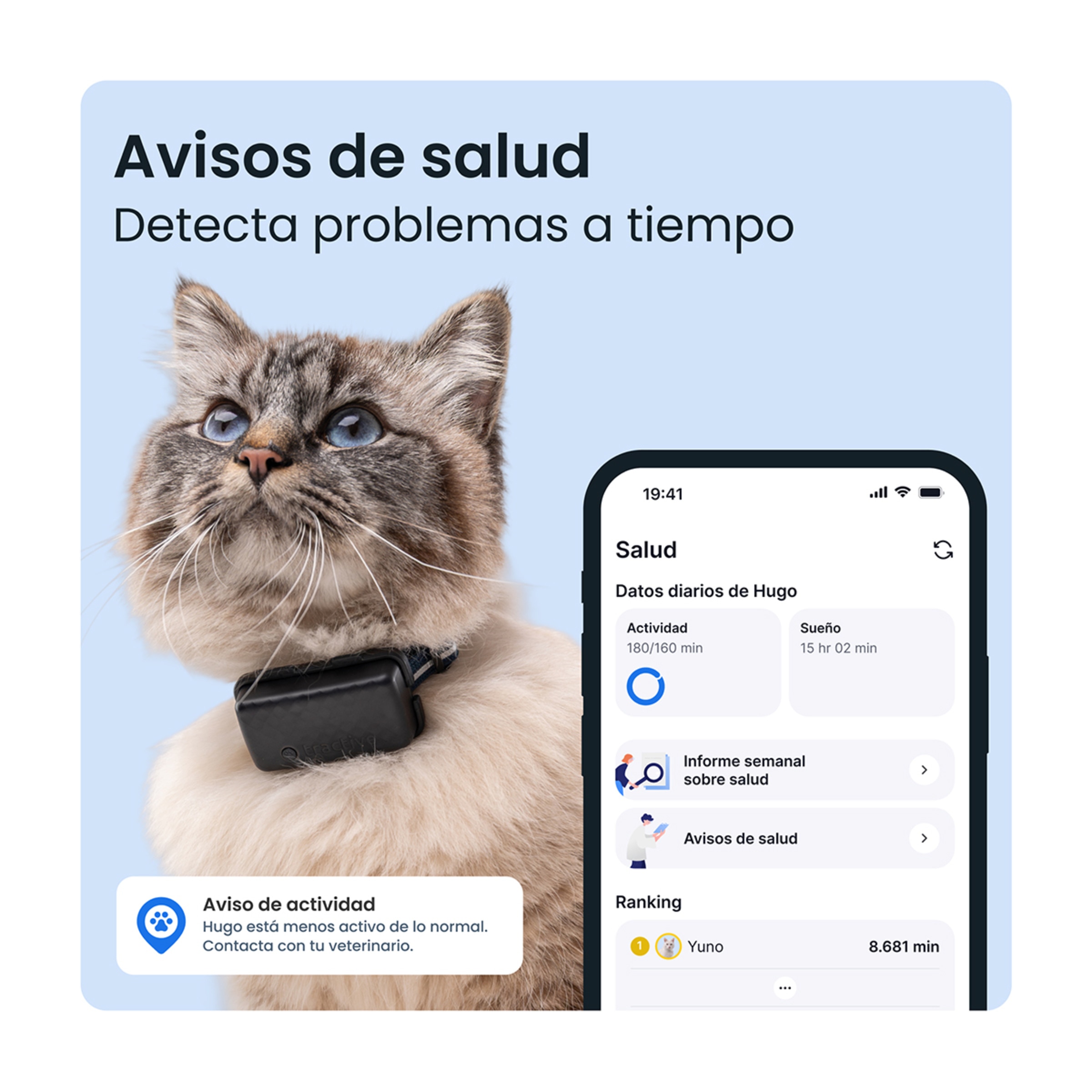 Gps para perros TRDOG6BR Tractive Azul-5