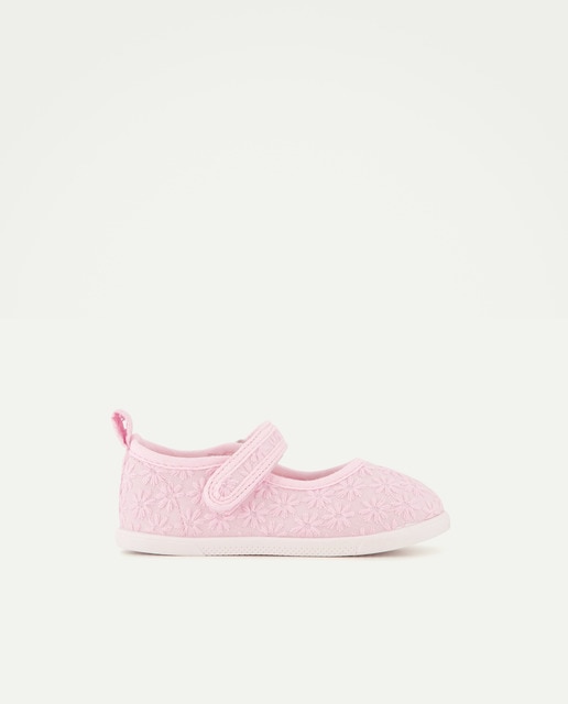 Imagem 0 de Sapatilhas de Lona Tipo Sapatos de Presilha de Bebé