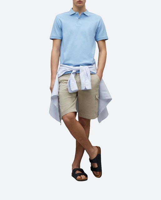 Imagen 0 de Bermuda multibolsillos de hombre algodón stretch