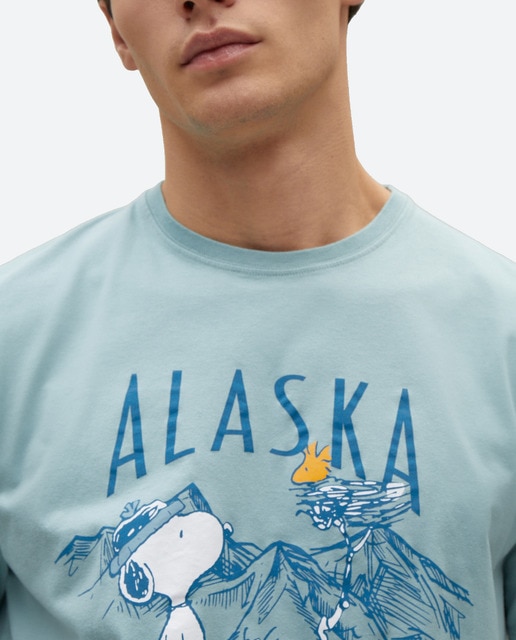 Imagen 0 de Camiseta de Snoopy de hombre