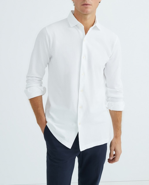 Imagen 0 de Camisa de punto sin bolsillo