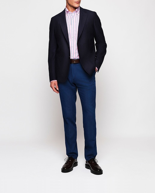 Imagen 0 de Pantalón hombre chino custom fit denim