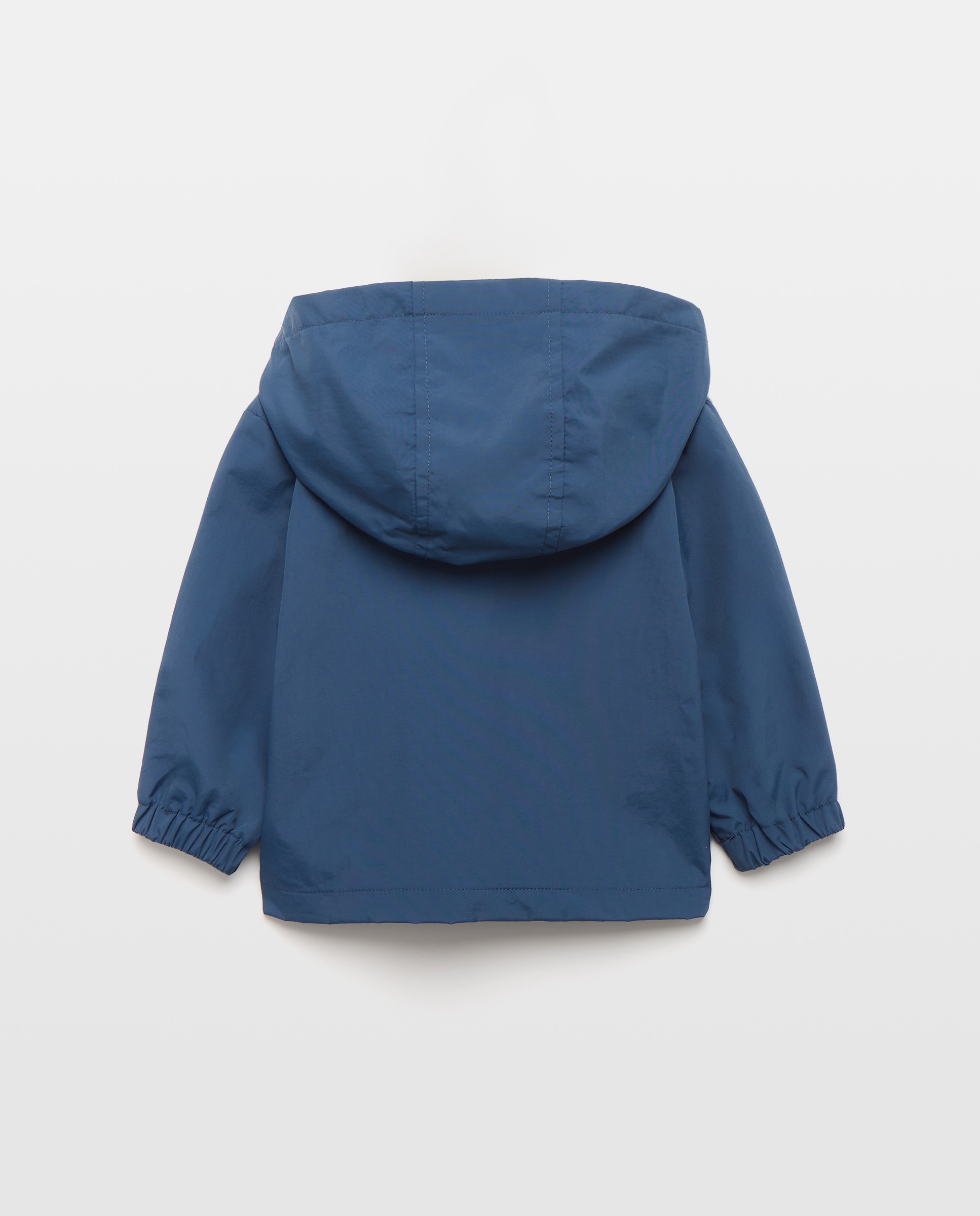 Parka de bebé ligera con  capucha 430 Azul oscuro-2