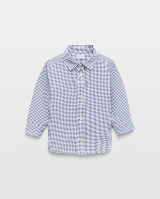 Imagen 0 de Camisa de bebé chambray cuadrito vichy