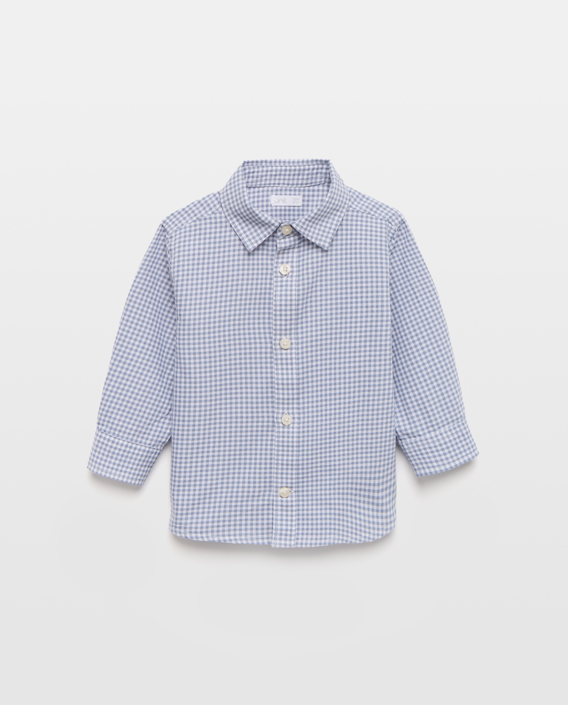 Imagen 0 de Camisa de bebé chambray cuadrito vichy