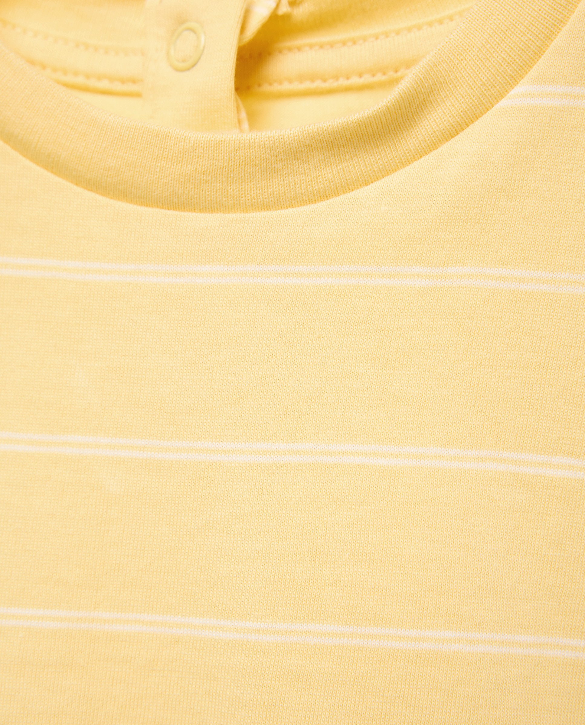 Camiseta de bebé estampada manga corta 300 Amarillo-3