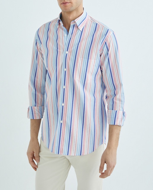 Imagen 0 de Camisa de hombre classic lisa burdeos tallas grandes