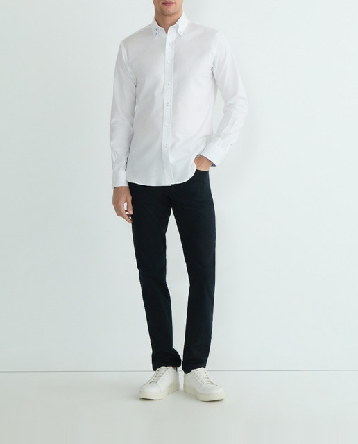 Imagen 0 de Pantalón hombre cinco bolsillos regular fit liso tallas grandes