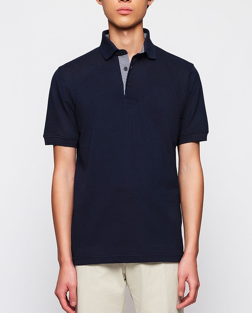 Imagen 0 de Polo de hombre manga corta de piqué sin bolsillo tallas grandes