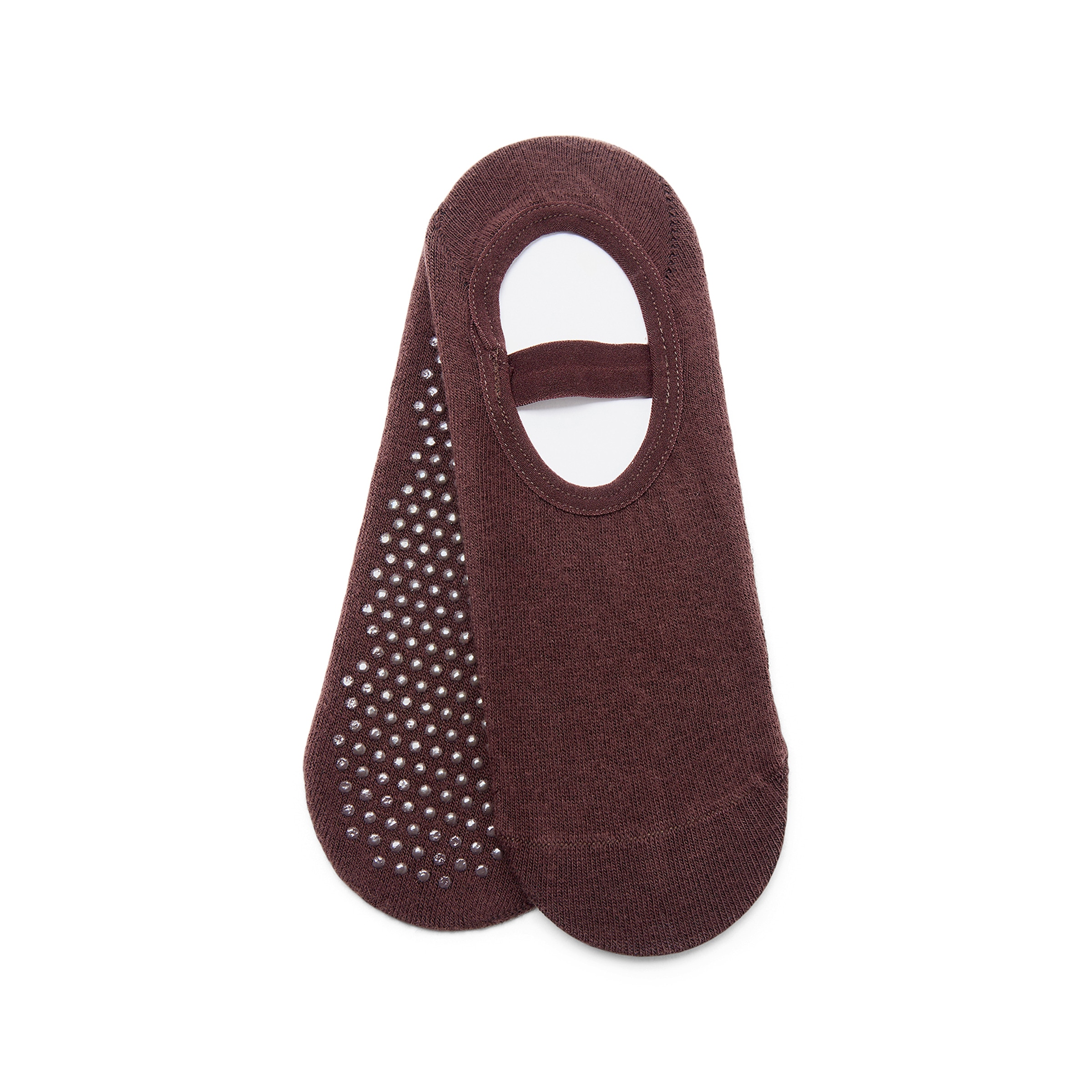 Meias de Yoga Bordeaux-1