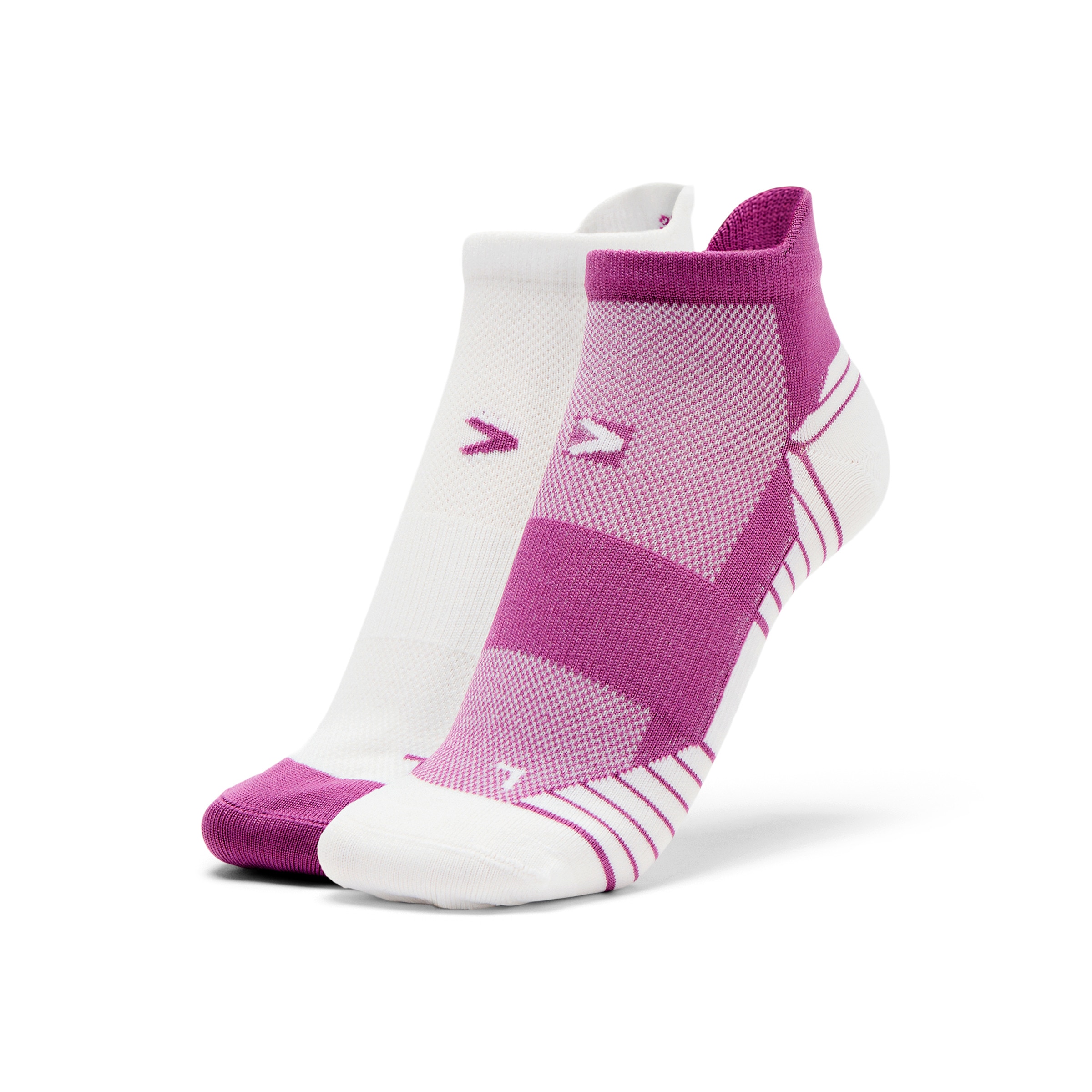 Pack de 2 Pares de Meias de Running Advance Plus Branco-1