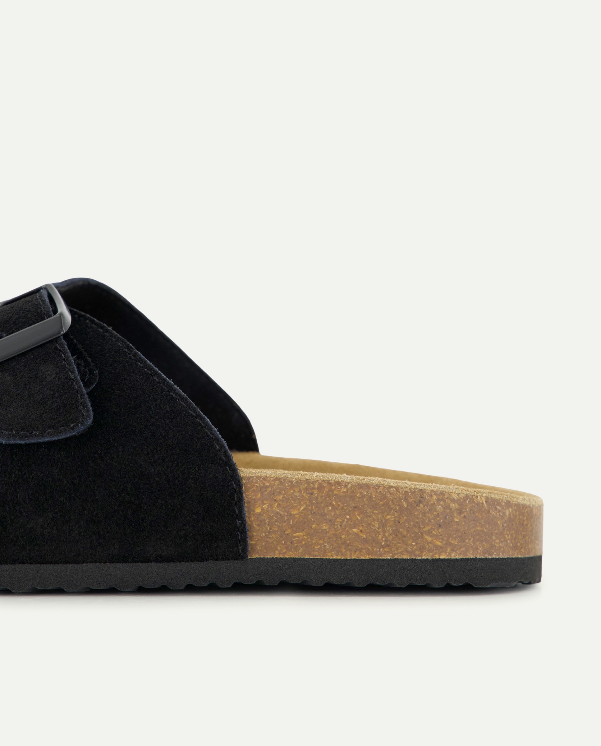 Sandálias com Fivelas Preto-5