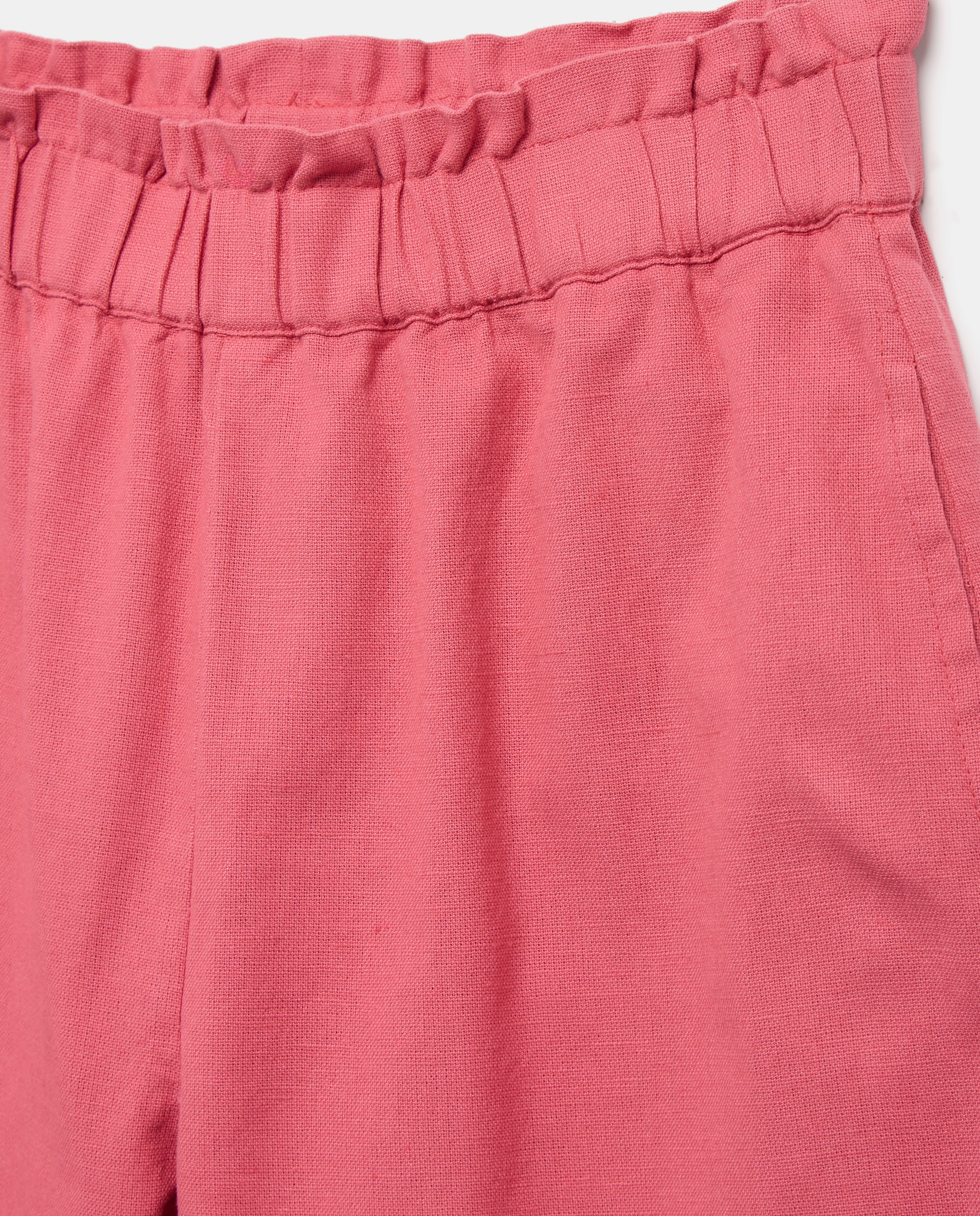 Pantalón niña con cintura de goma 240 Fucsia-3