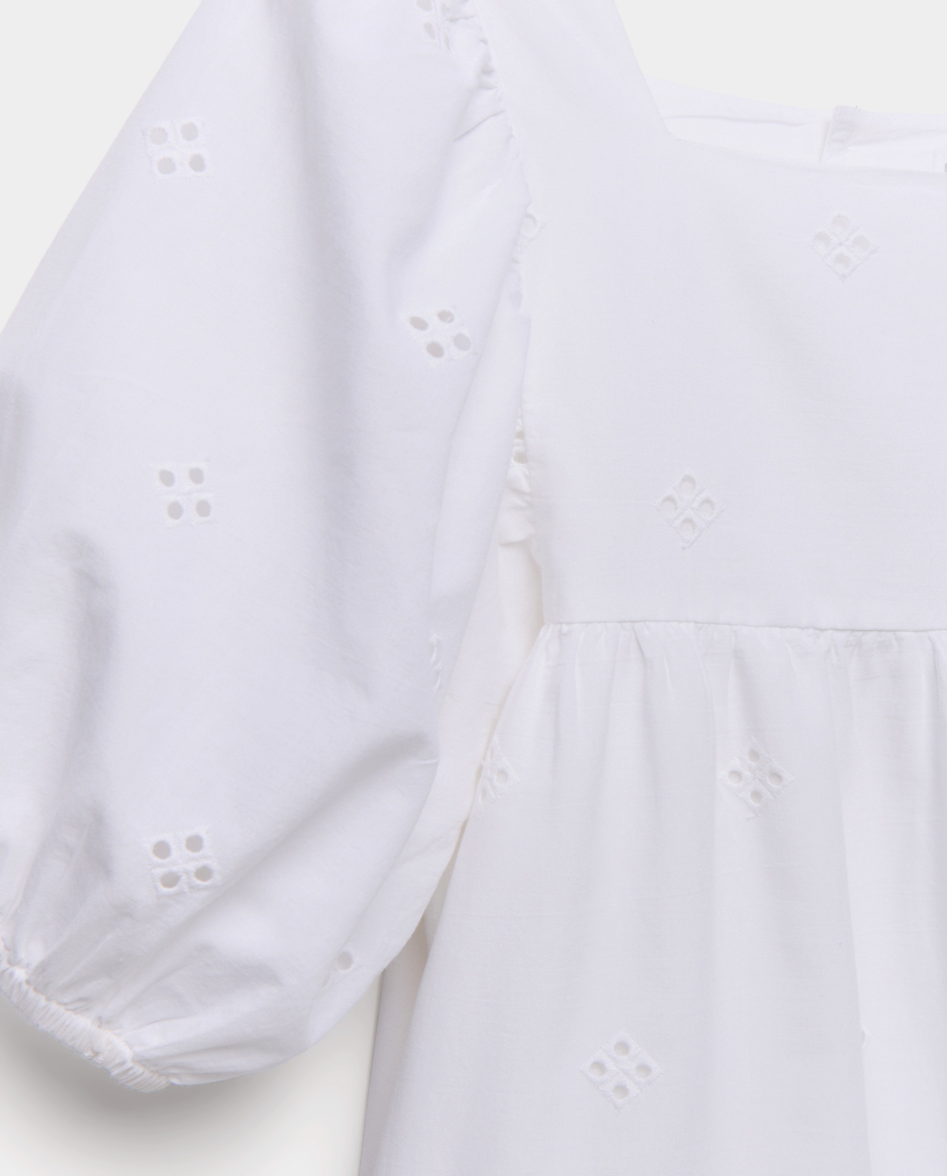 Vestido niña schiffli Blanco-3