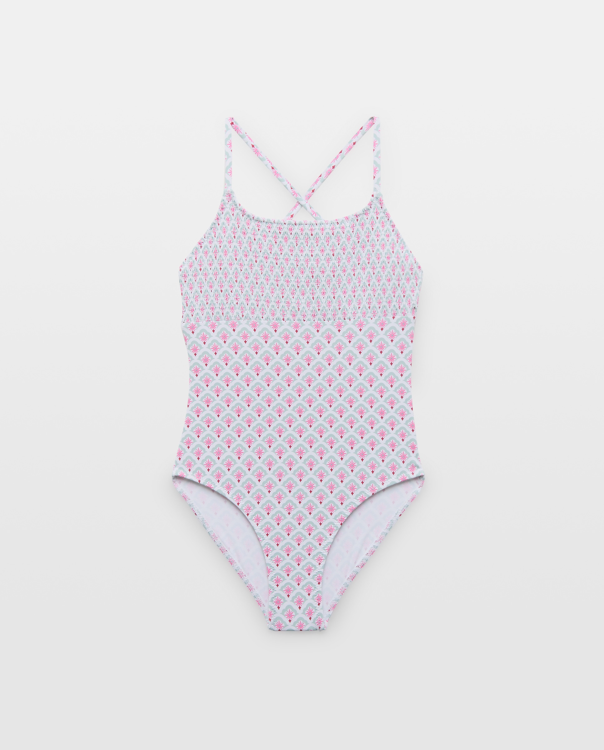 Imagen 0 de Bañador niña smock sello flores