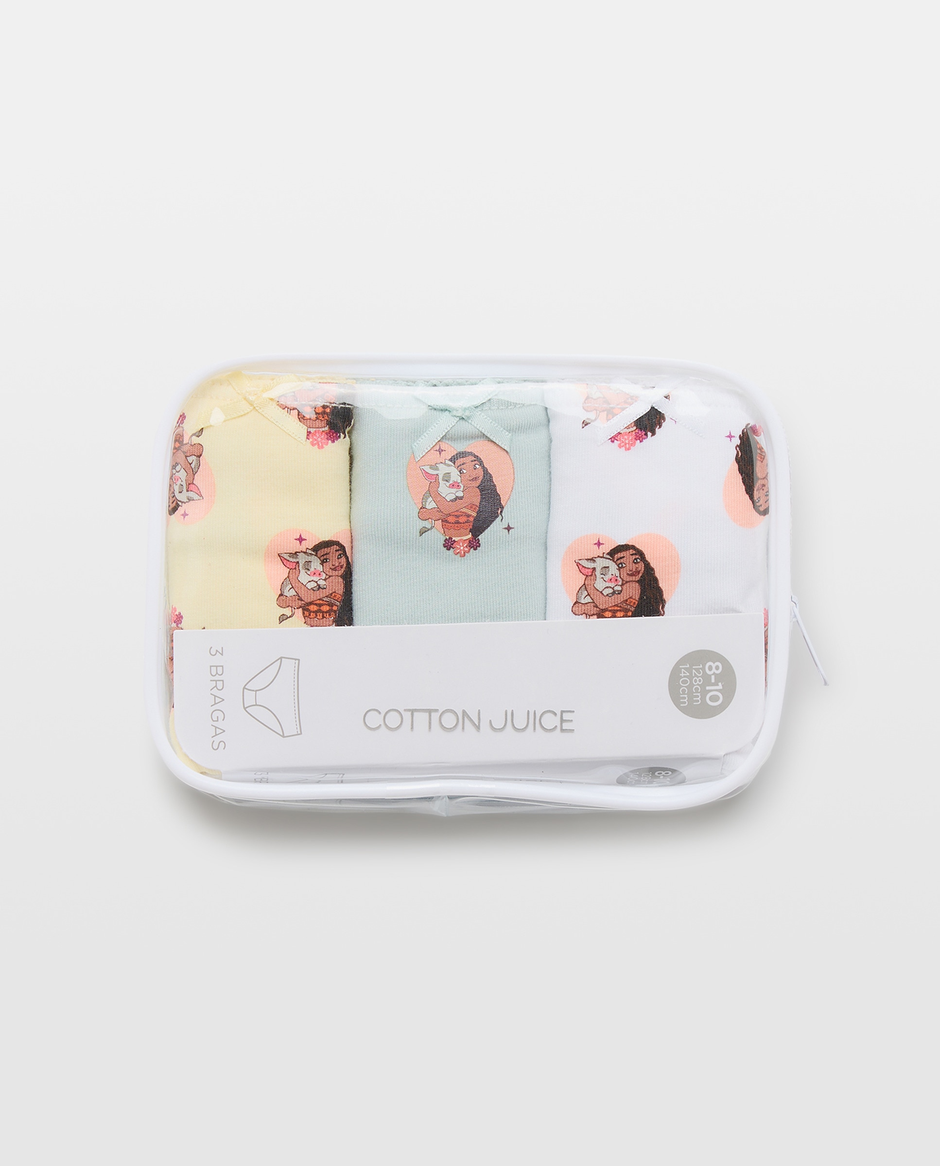 Pack de 3 Cuecas Vaiana Cotton Juice Multicolor-4